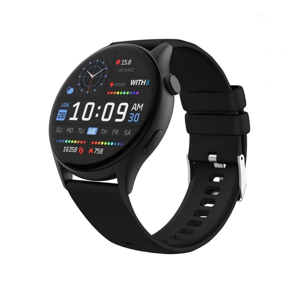 Withit Smartwatch Black Touchscreen Display NEW Amoled DECA (NEW)